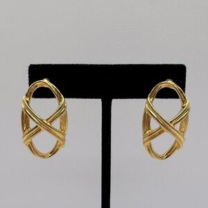 AVON Vintage 1992 Bamboo Trellis Earrings